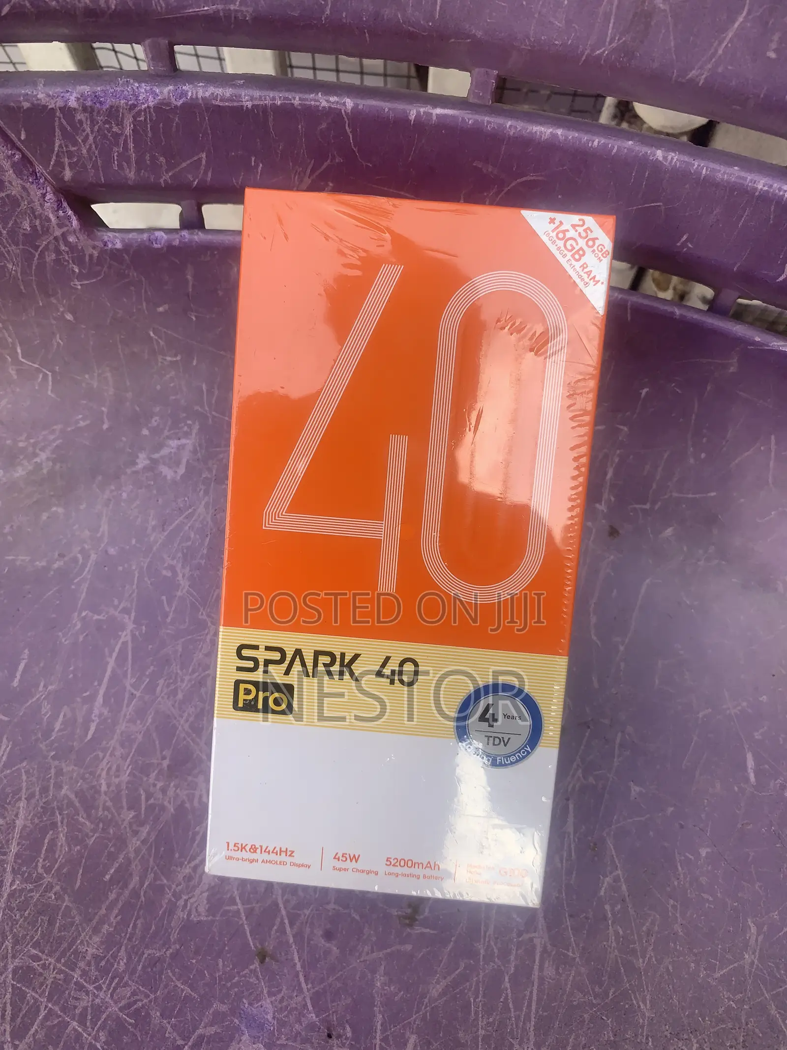 New Tecno Spark 40 Pro 256 GB Black