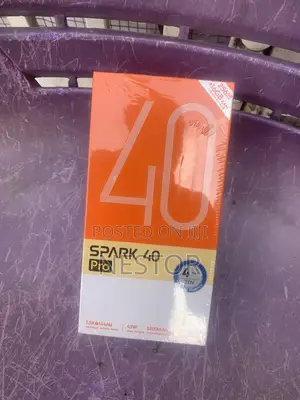 New Tecno Spark 40 Pro 256 GB Black