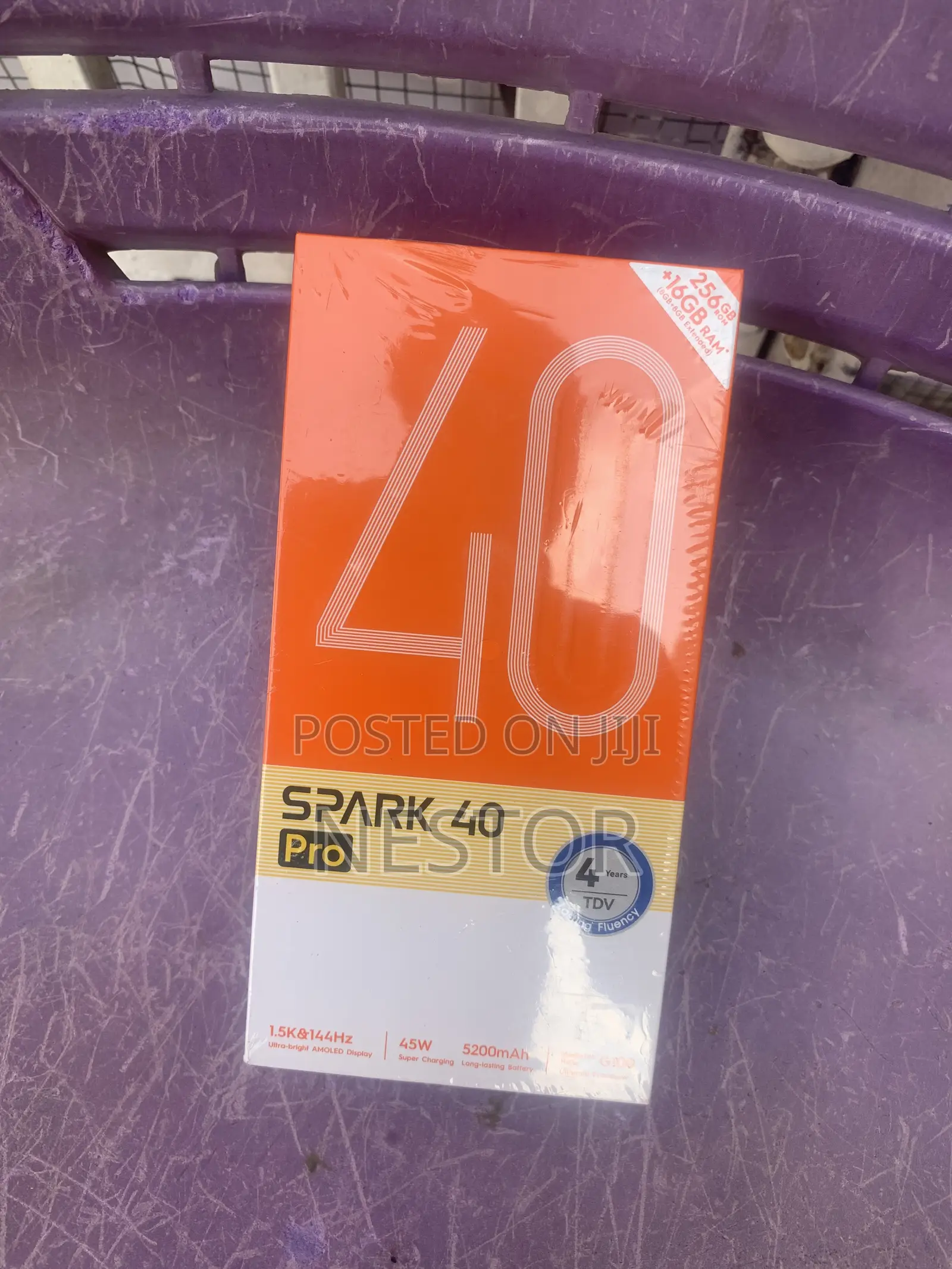 New Tecno Spark 40 Pro 256 GB Black