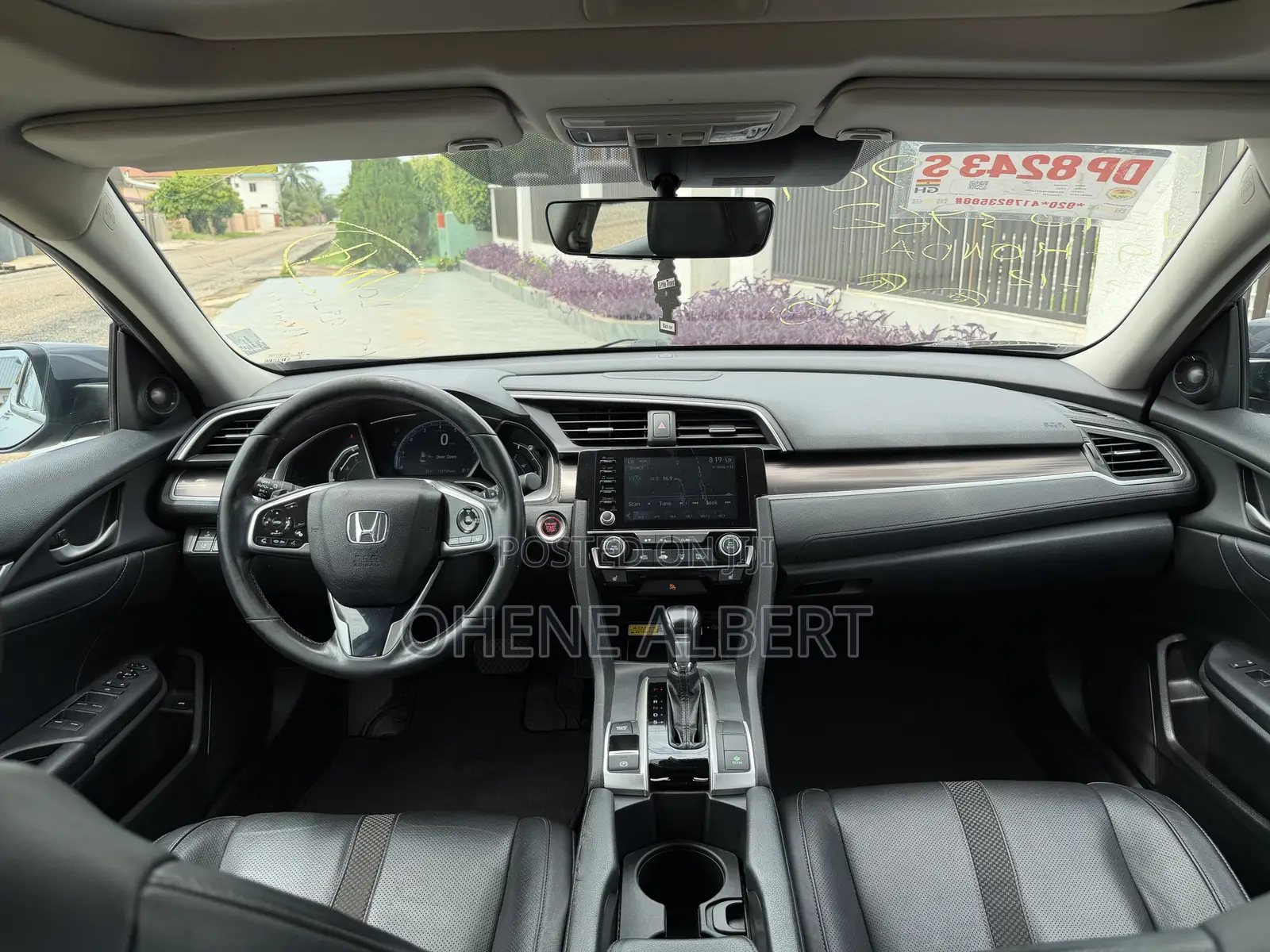 Honda Civic Touring Sedan 2019 Gray