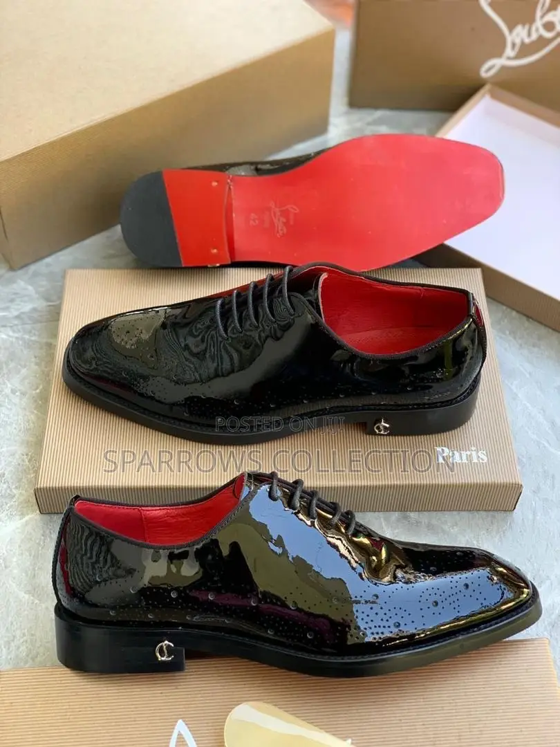 Christian Louboutin Corteobello Patent Leather Oxford Shoes