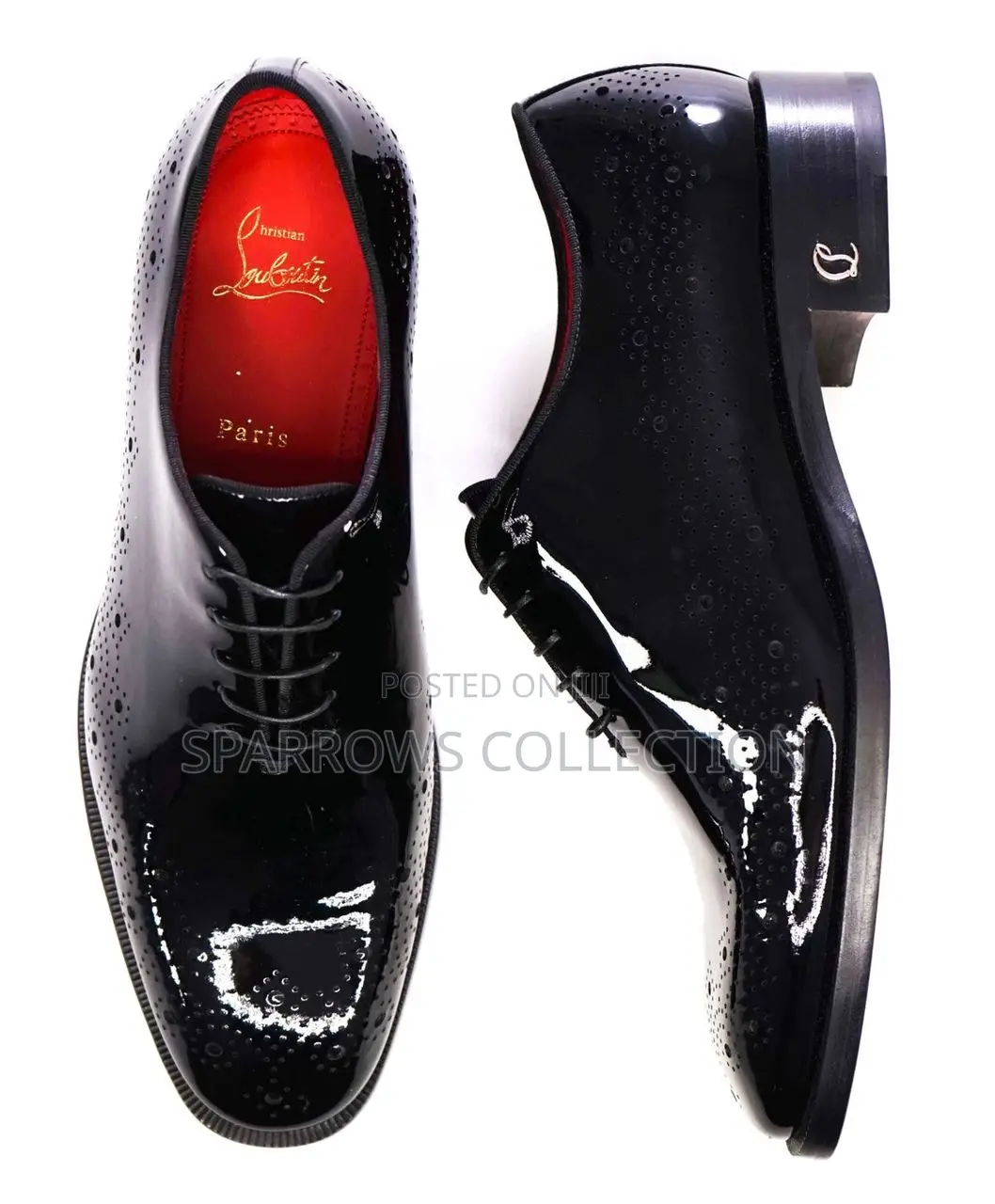 Christian Louboutin Corteobello Patent Leather Oxford Shoes