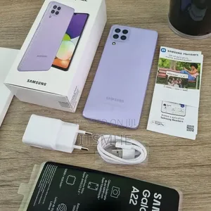 New Samsung Galaxy A22 128 GB Purple