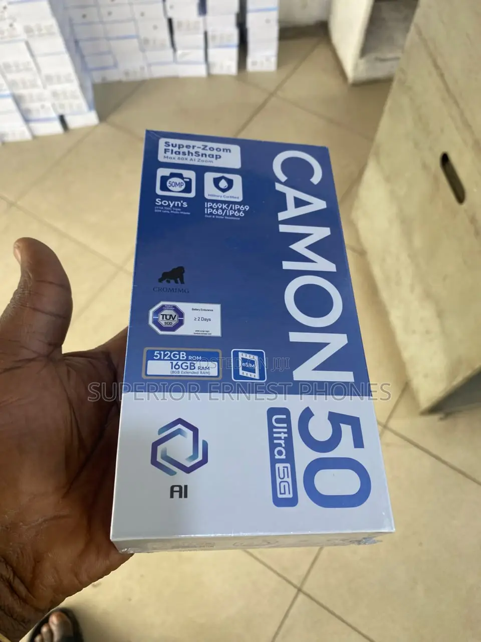New Tecno Camon 50 Ultra 512 GB Black