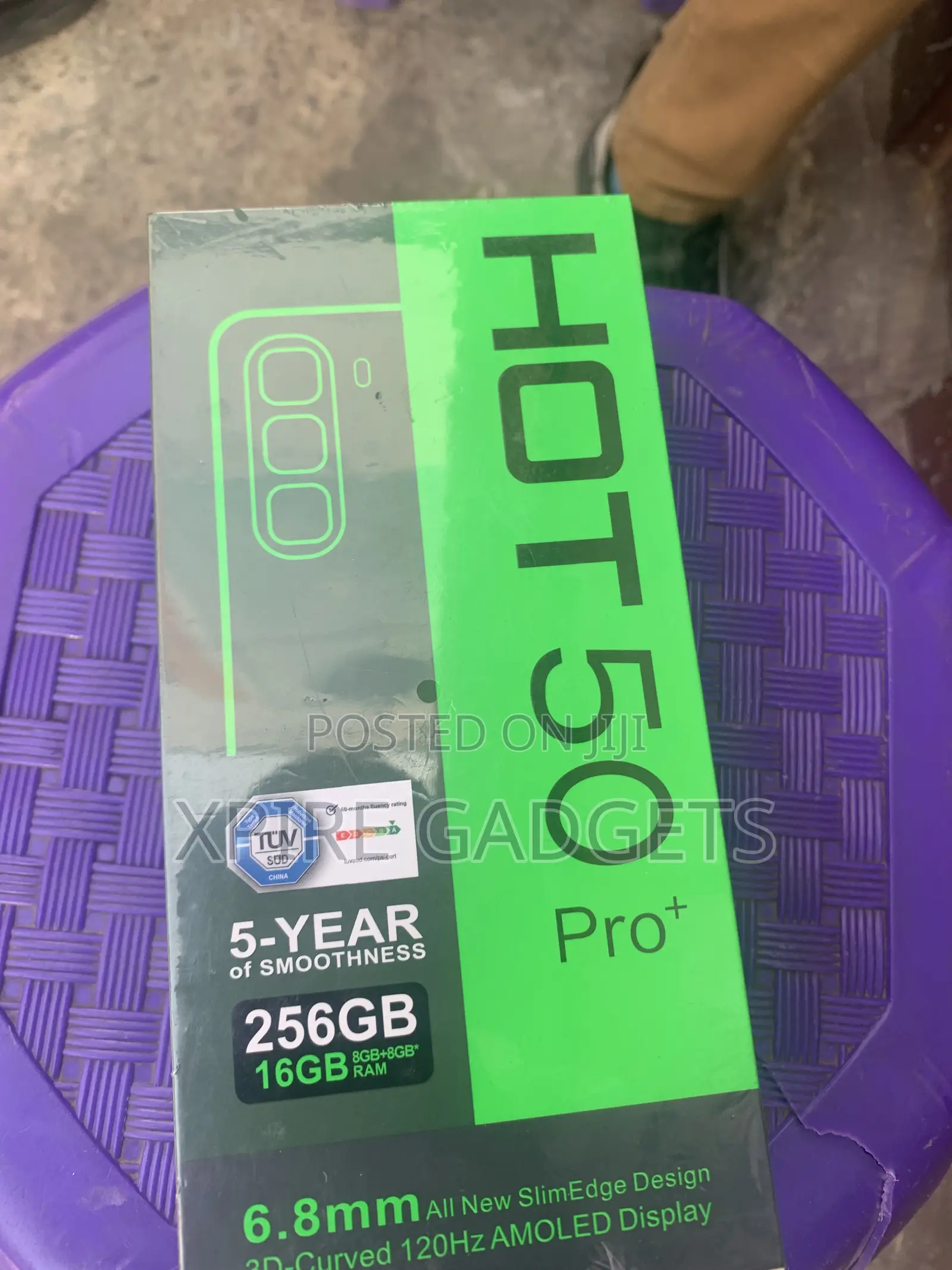 New Infinix Hot 50 Pro+ 4G 256 GB Black