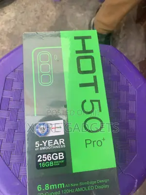 New Infinix Hot 50 Pro+ 4G 256 GB Black