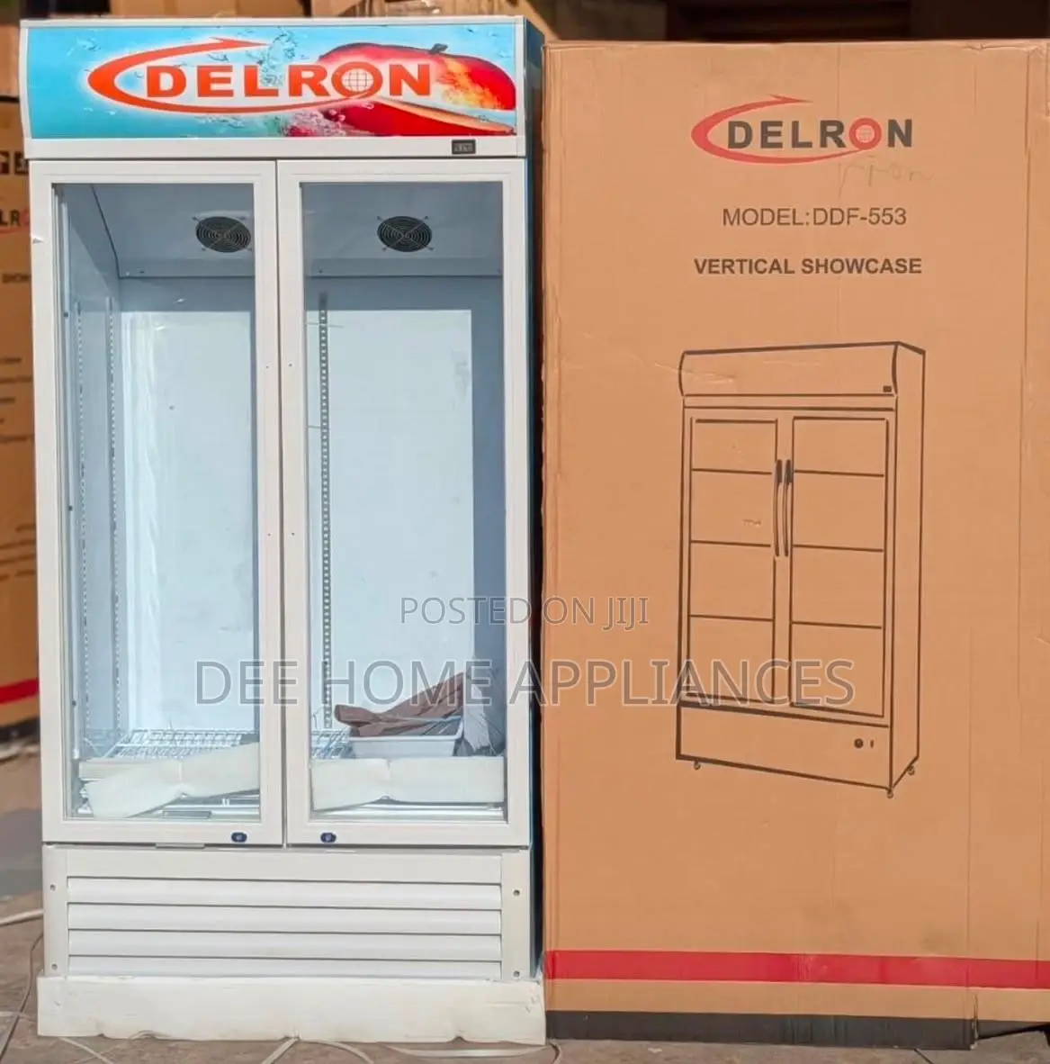 Delron Display Fridge 553ltrs