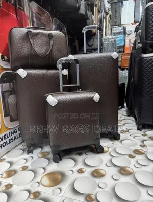 Premium Quality 4set Executive Leather Suitcase.