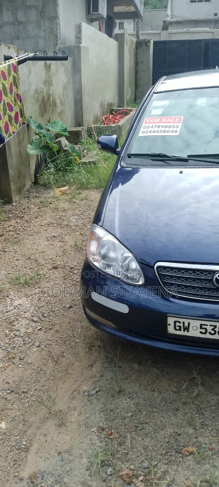 Toyota Corolla 2007 Blue