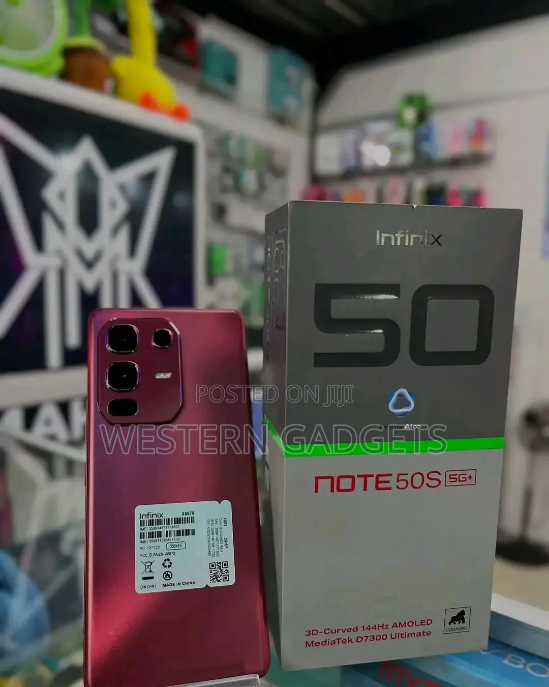 New Infinix Note 50s 256 GB Rose Gold