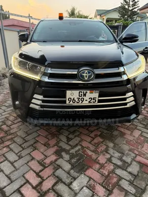 Toyota Highlander XLE 2019 Black