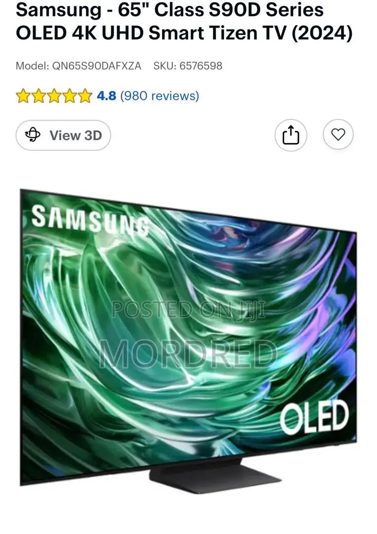 Samsung - 65" Class S9od Series Oled Uhd Smart Tizen Tv (2024)