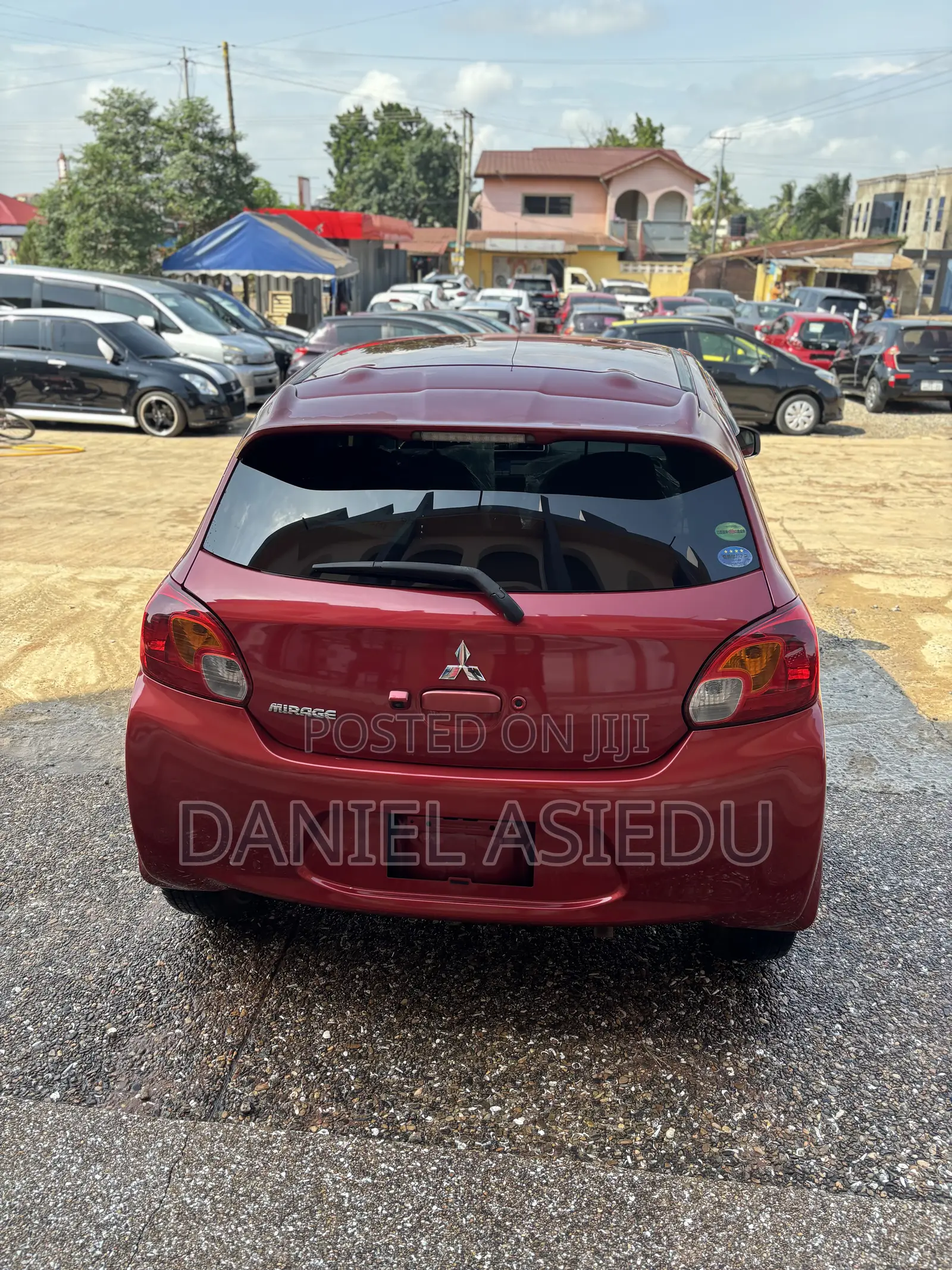 Mitsubishi Mirage 2013 Red