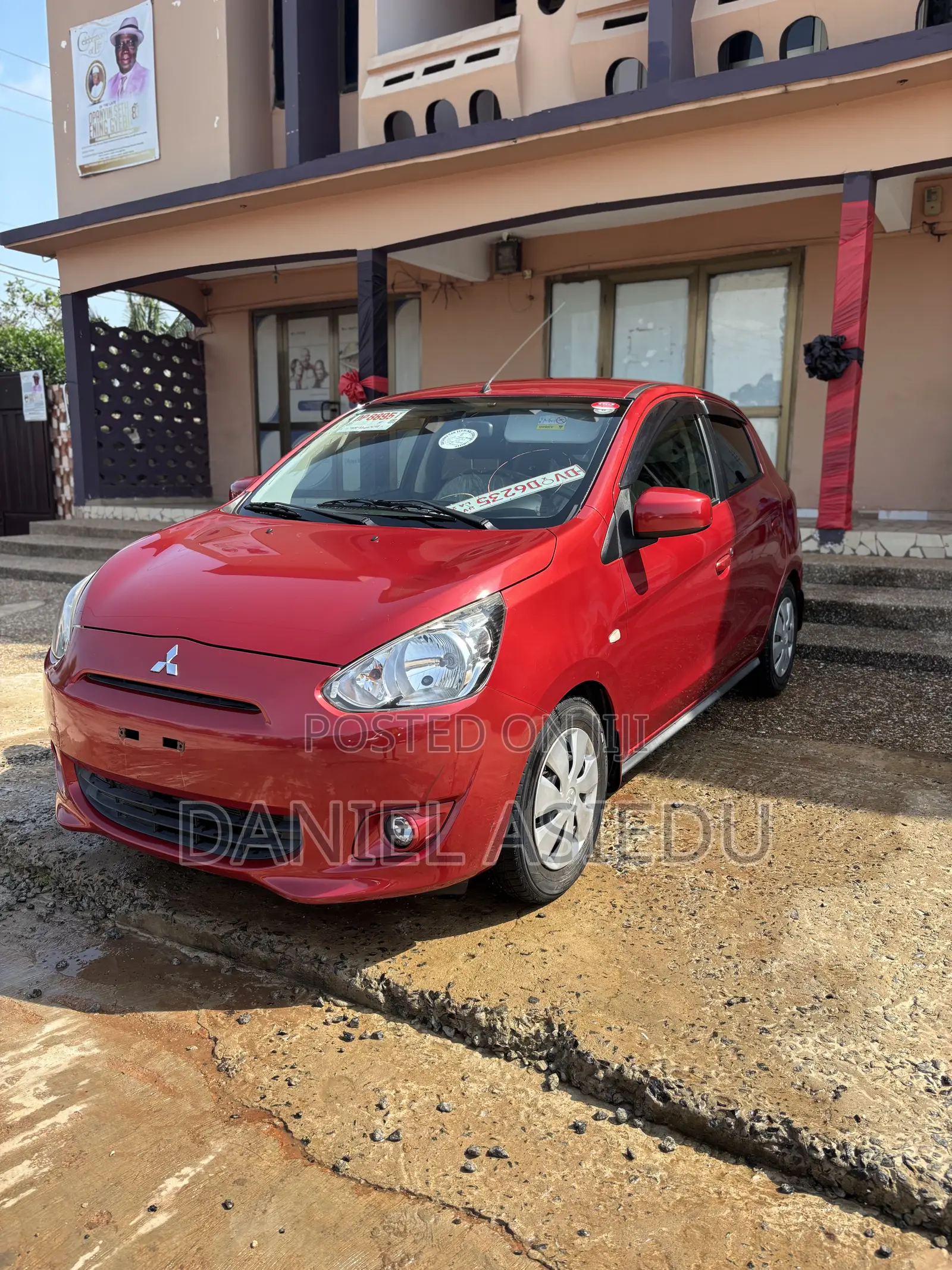 Mitsubishi Mirage 2013 Red