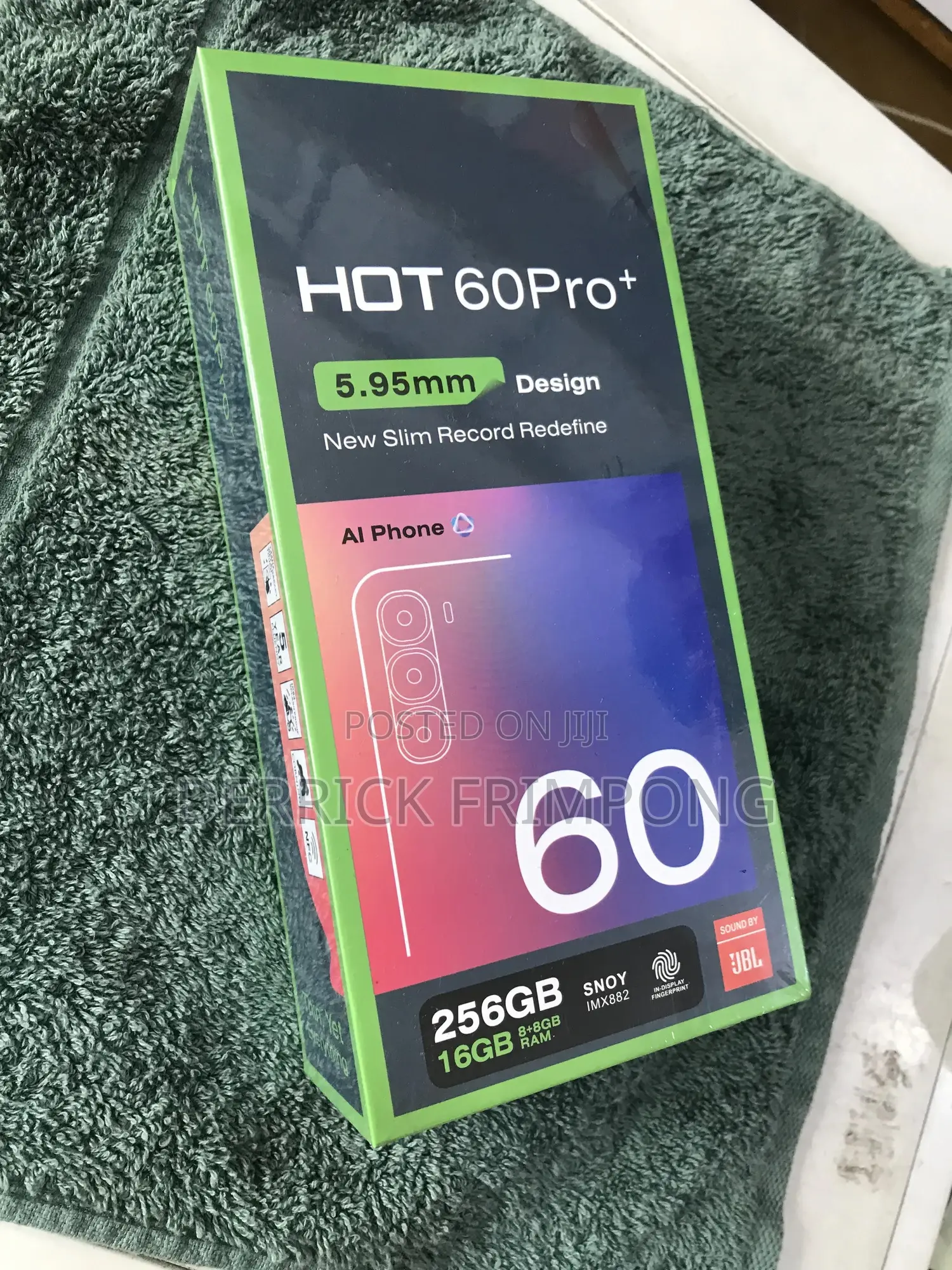 New Infinix Hot 60 Pro+ 256 GB Black