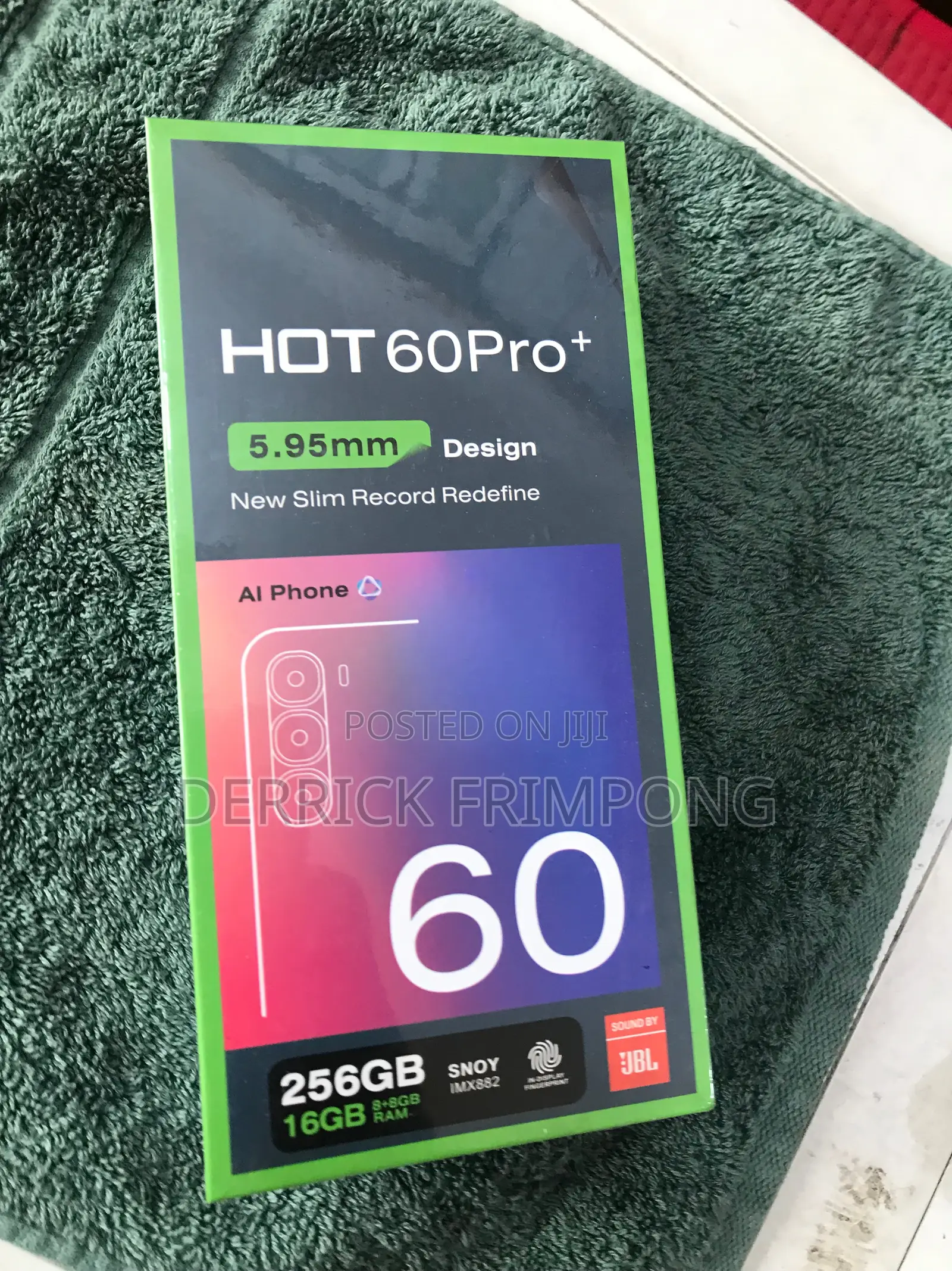 New Infinix Hot 60 Pro+ 256 GB Black