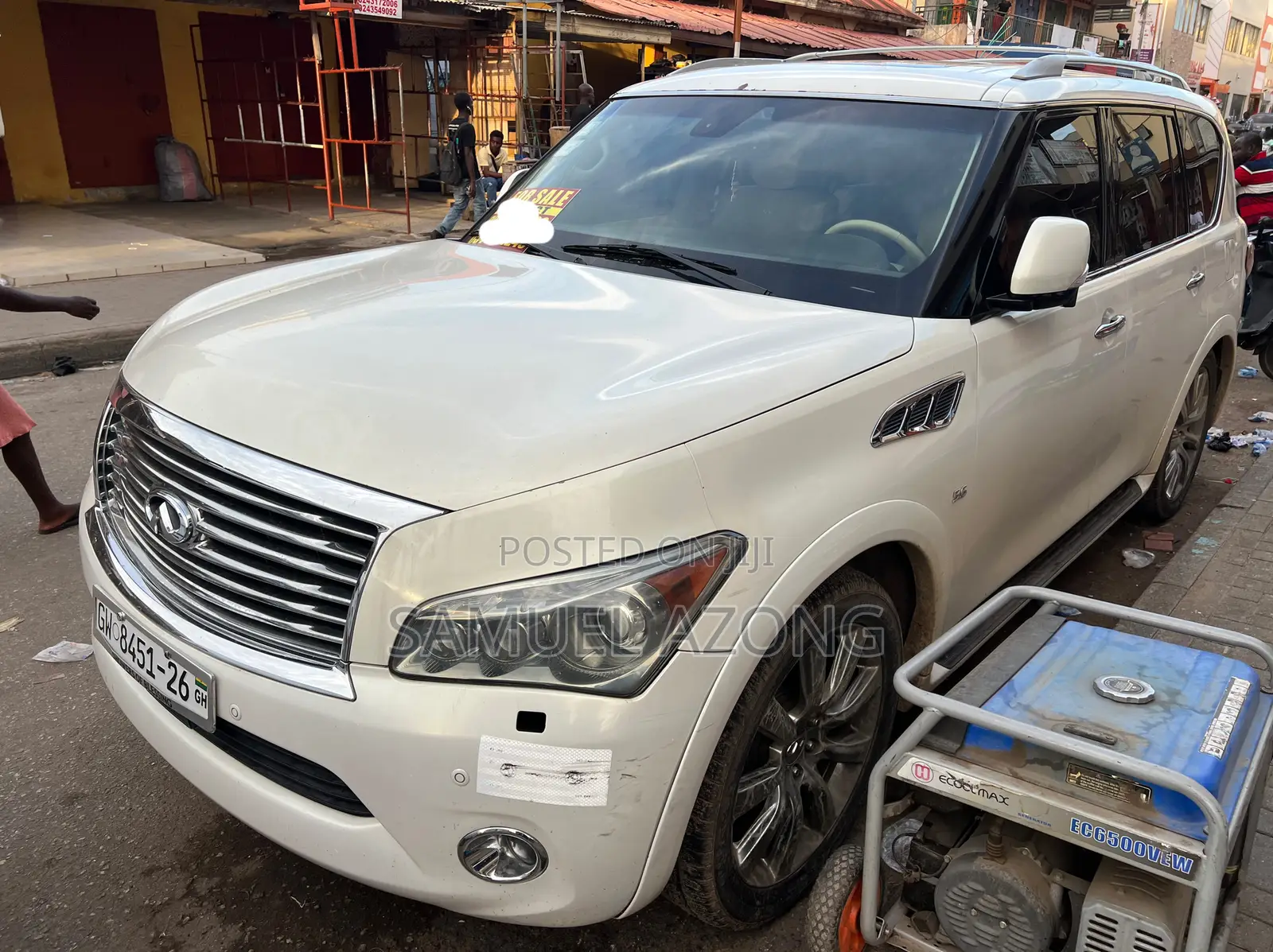 Infiniti QX80 2014 White