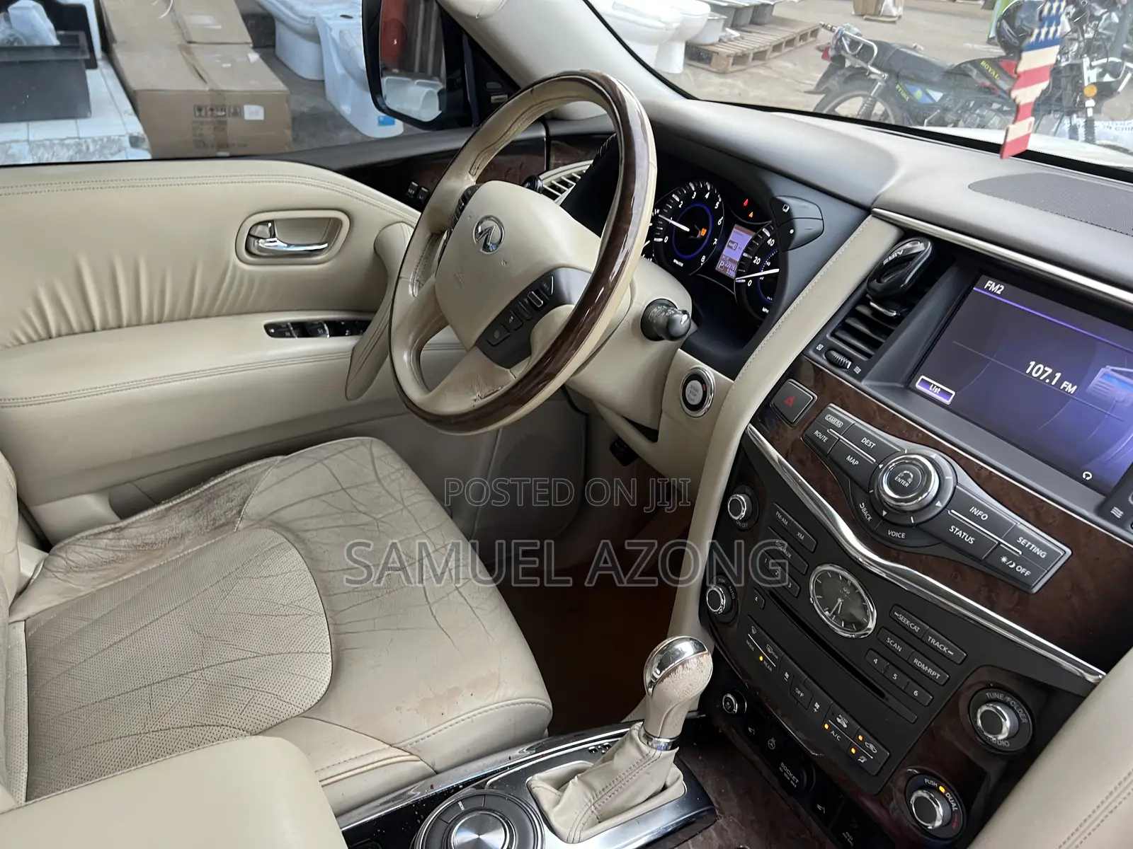 Infiniti QX80 2014 White