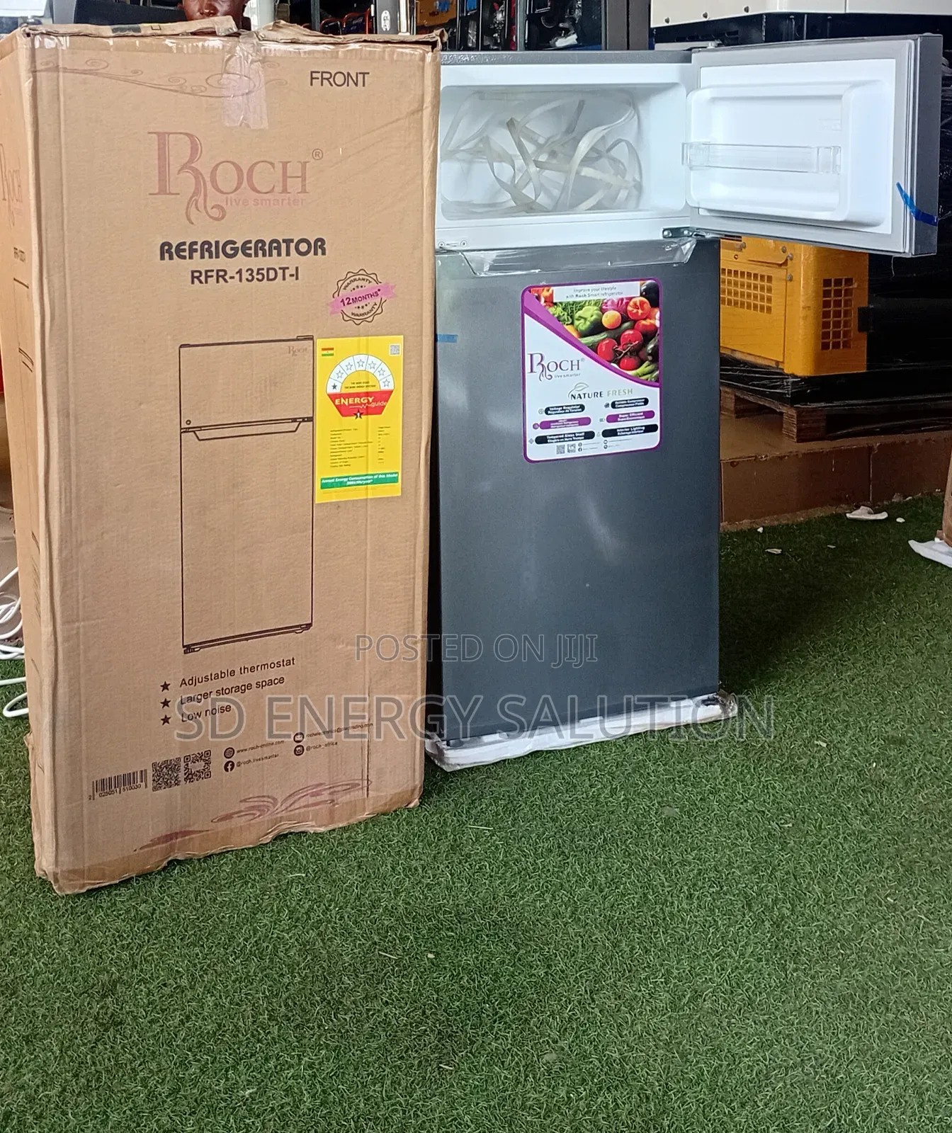 Durable Roch 112l Double Door Refrigerator 112l