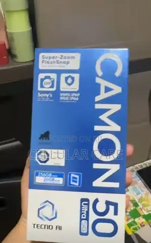 New Tecno Camon 50 Ultra 256 GB Black