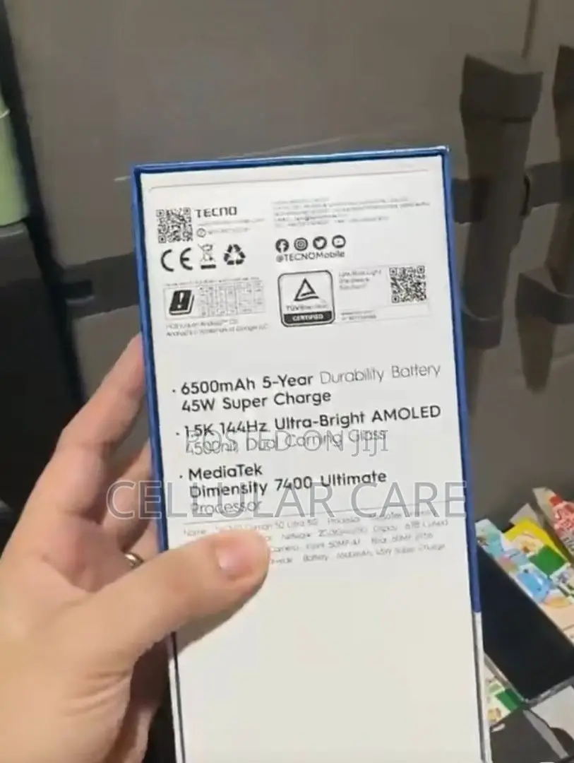 New Tecno Camon 50 Ultra 256 GB Black
