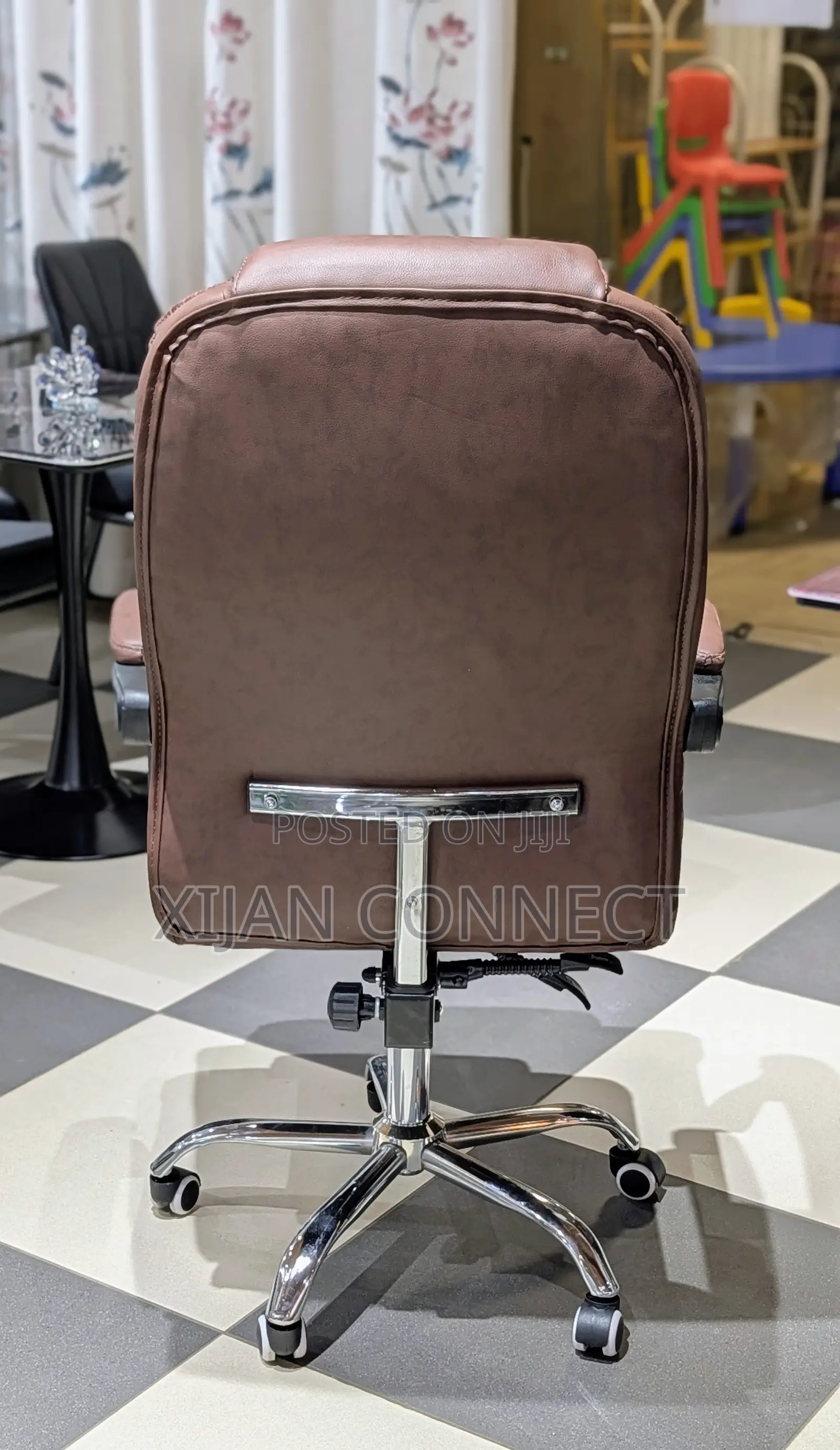 Executive Reclining Office Chair – Ergonomic High-Back Leather Chair
