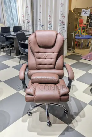 Executive Reclining Office Chair – Ergonomic High-Back Leather Chair