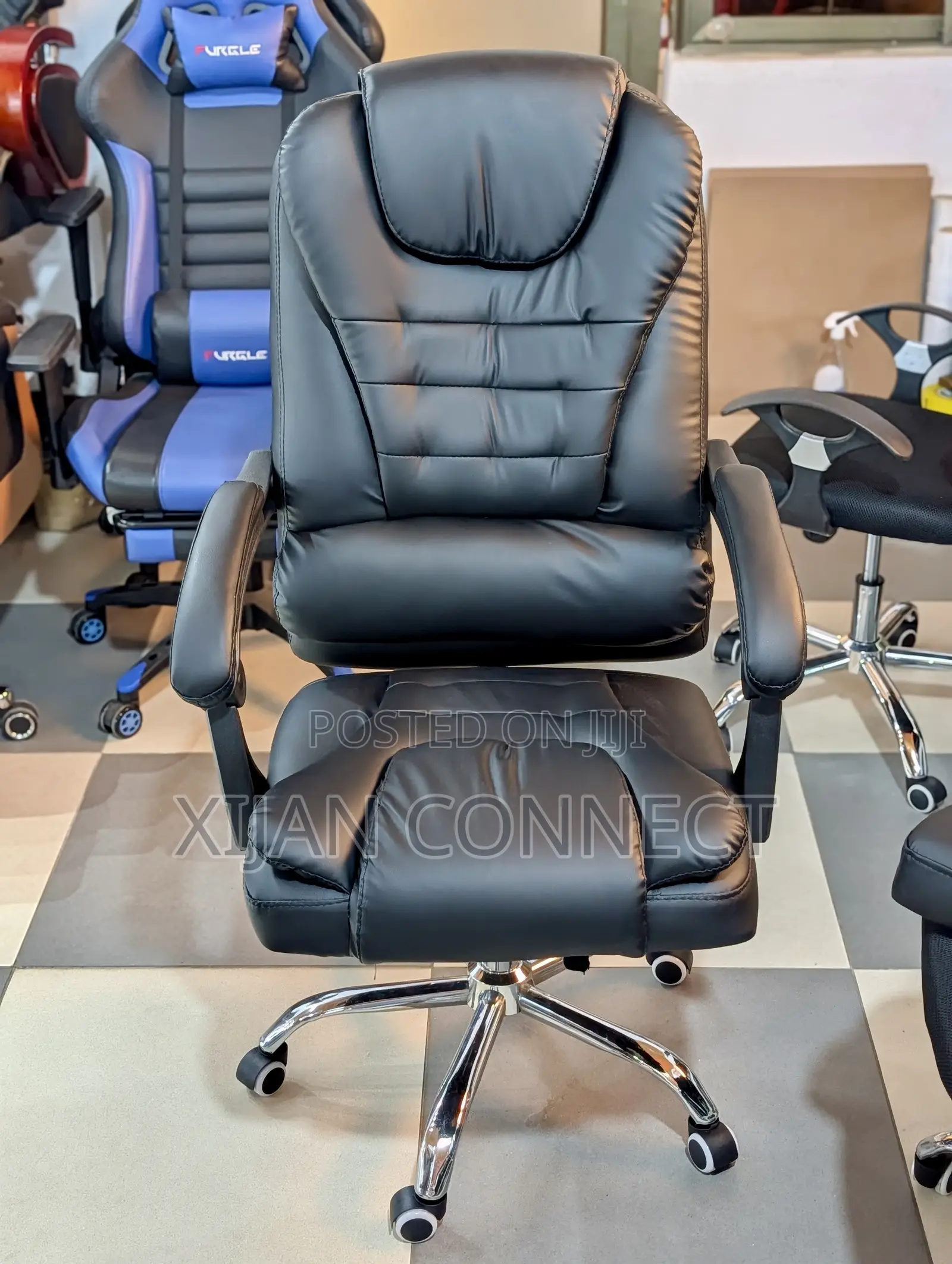 Executive Office Chair – Ergonomic High-Back Leather Chair