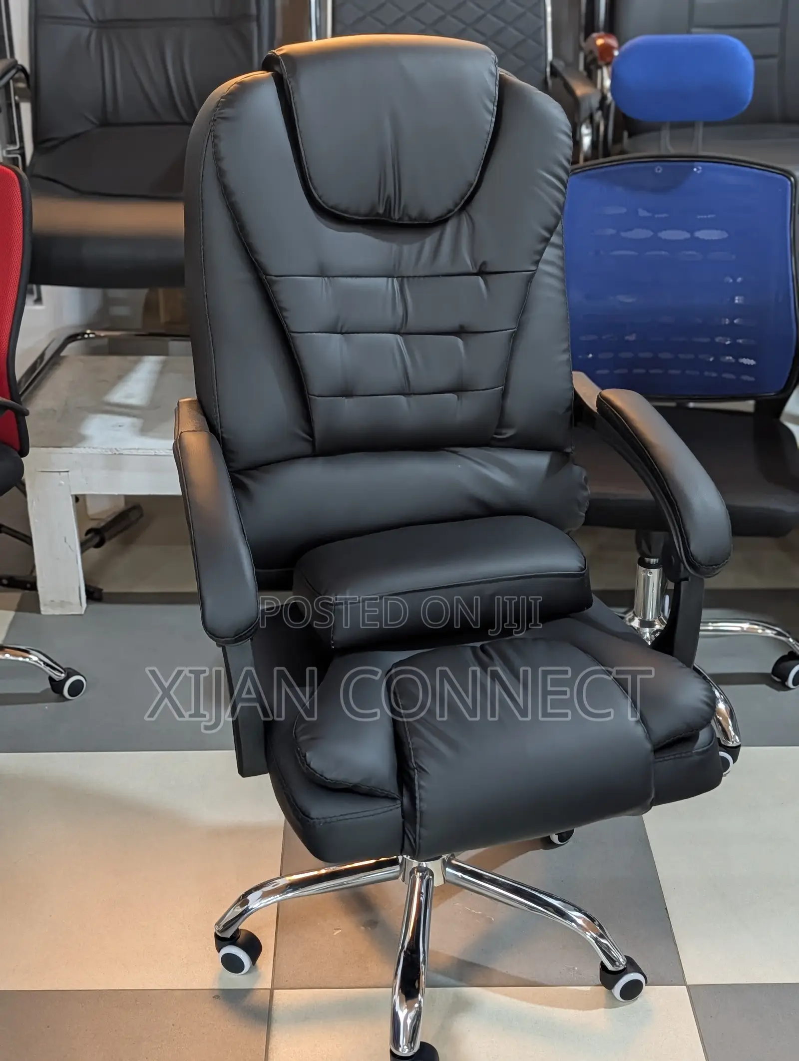 Executive Office Chair – Ergonomic High-Back Leather Chair