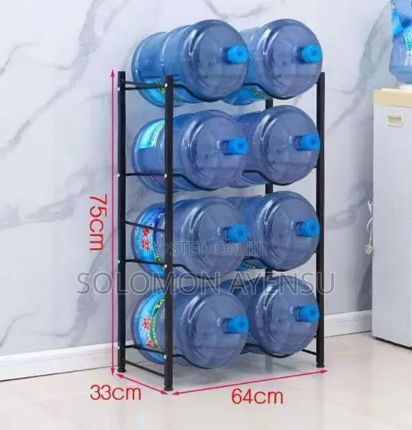 Water Gallons Storage Stand Strong Metal For Home And Office Use