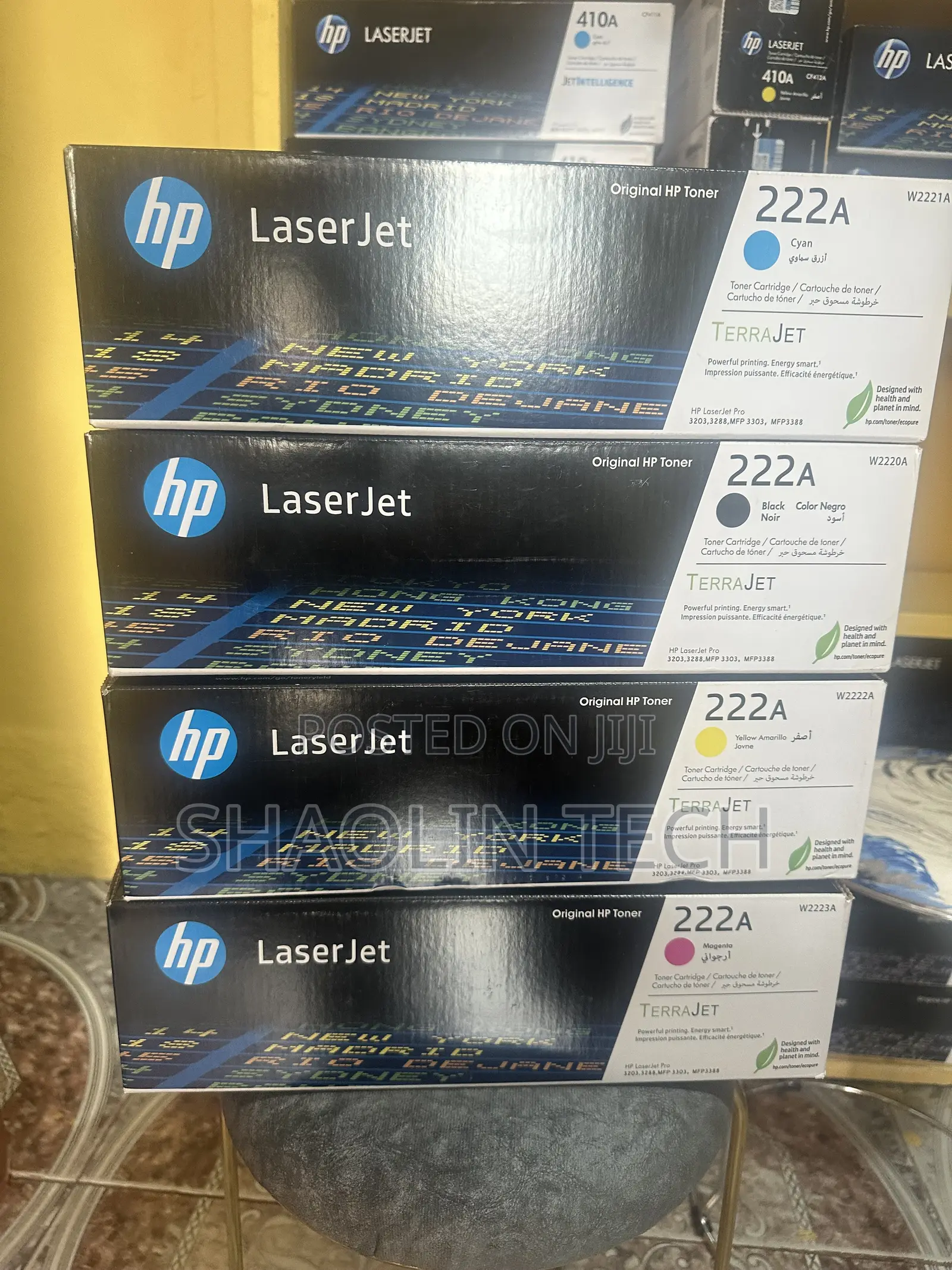 Hp Genuine 222a Color Toner Cartridges