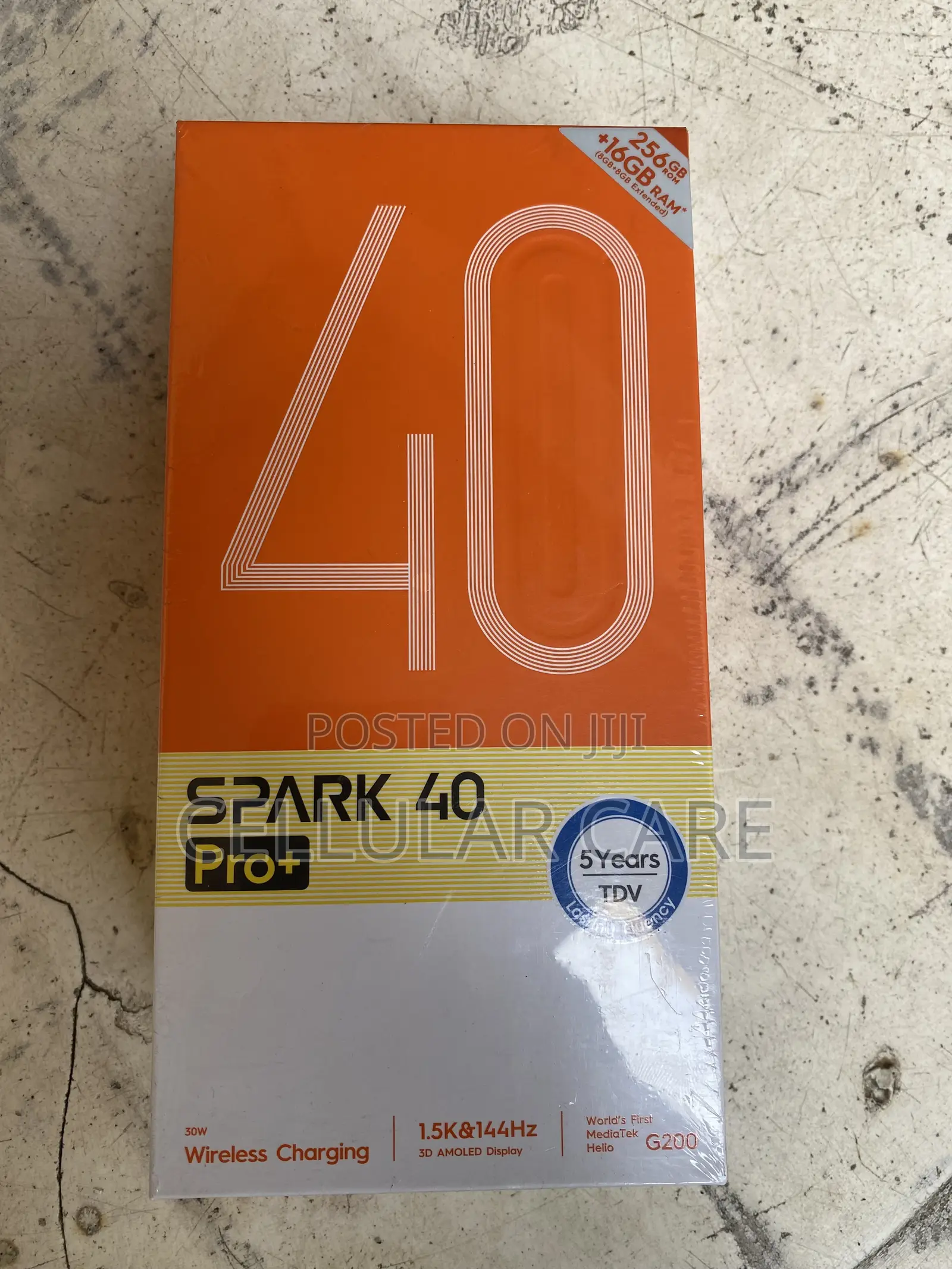 New Tecno Spark 40 Pro+ 256 GB Black