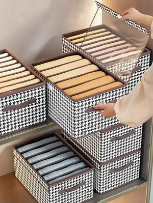 Wardrobe Organizer – Space-Saving Clothes Storage Shelf