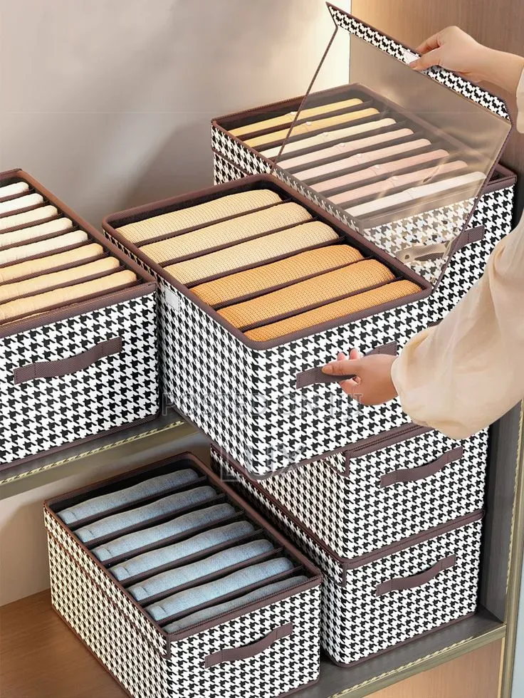 Wardrobe Organizer – Space-Saving Clothes Storage Shelf