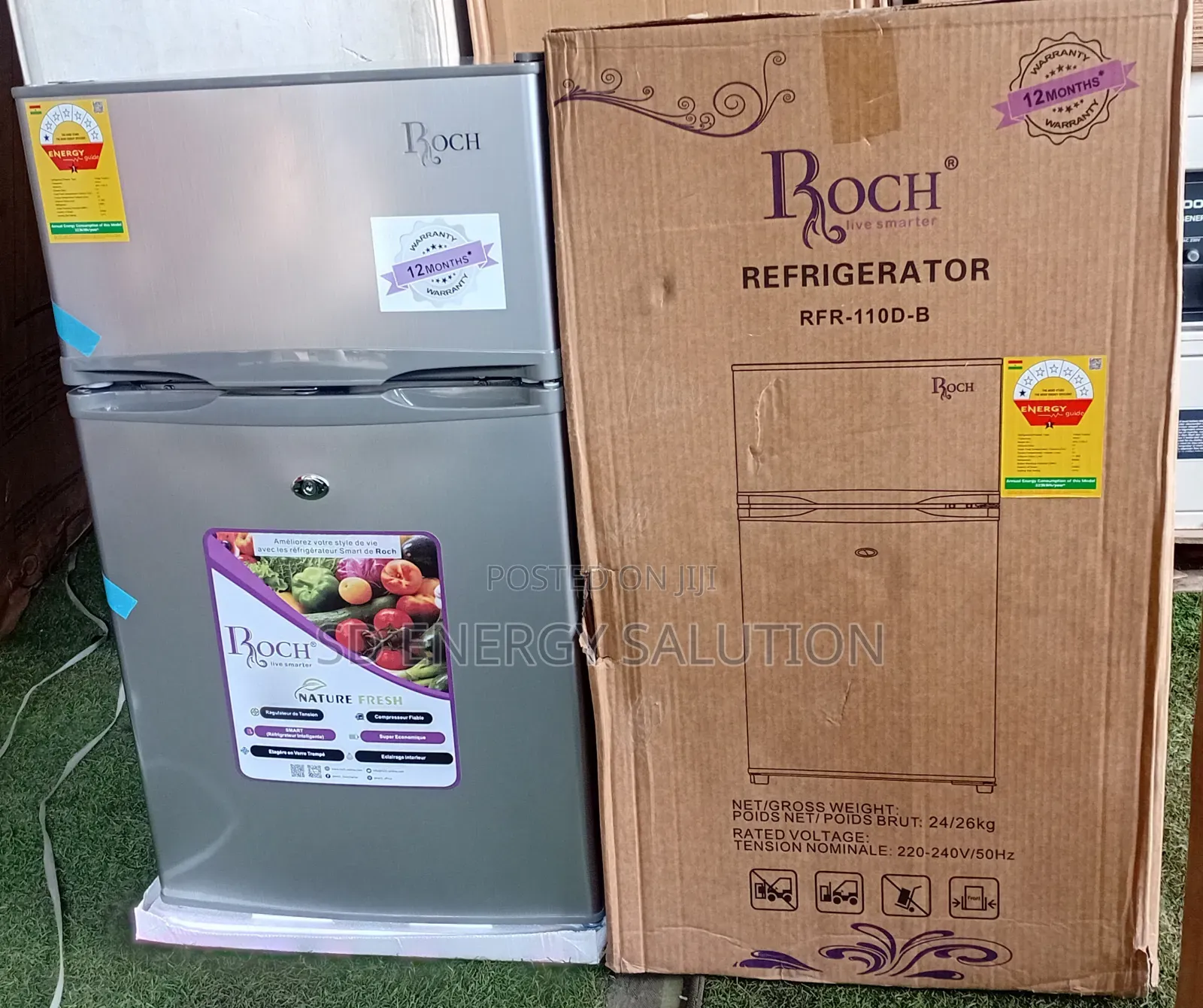 Roch RFR-110d-B Refrigerator for Home, Office Hostel85l