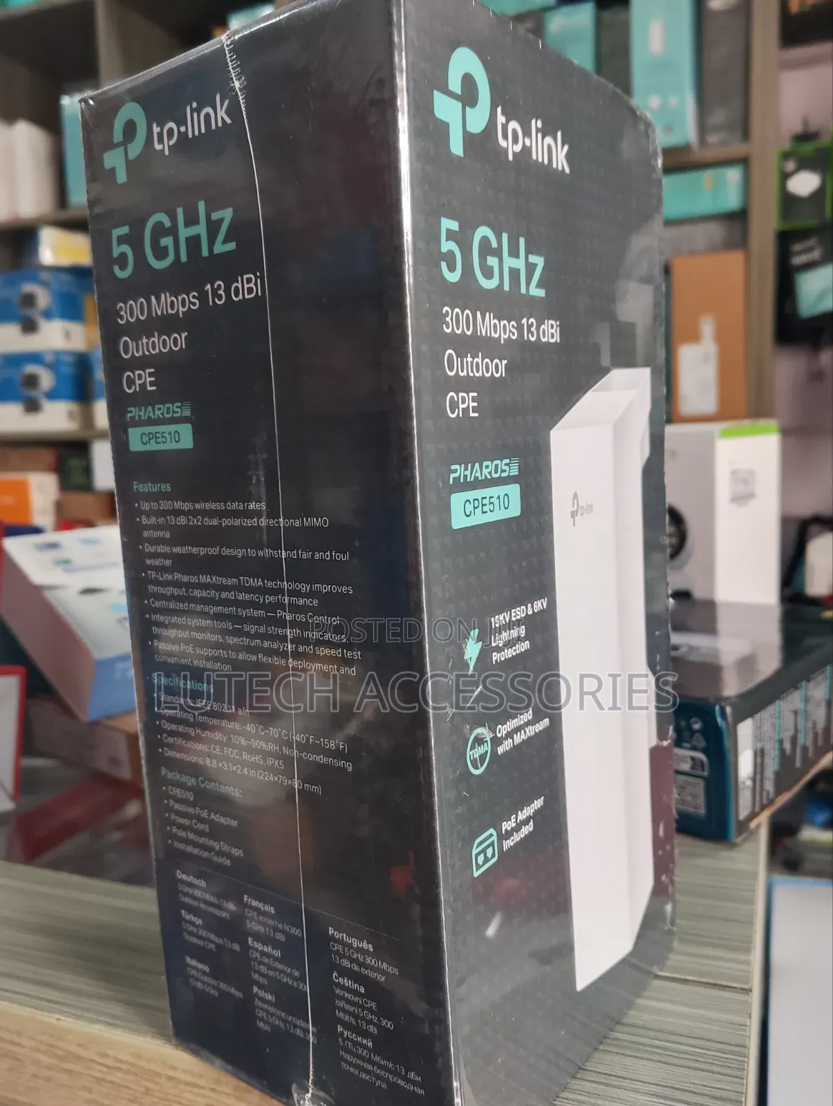 Tp Link 5ghz 309mbps 13dbi Outdoor Cpe/ Cpe 510