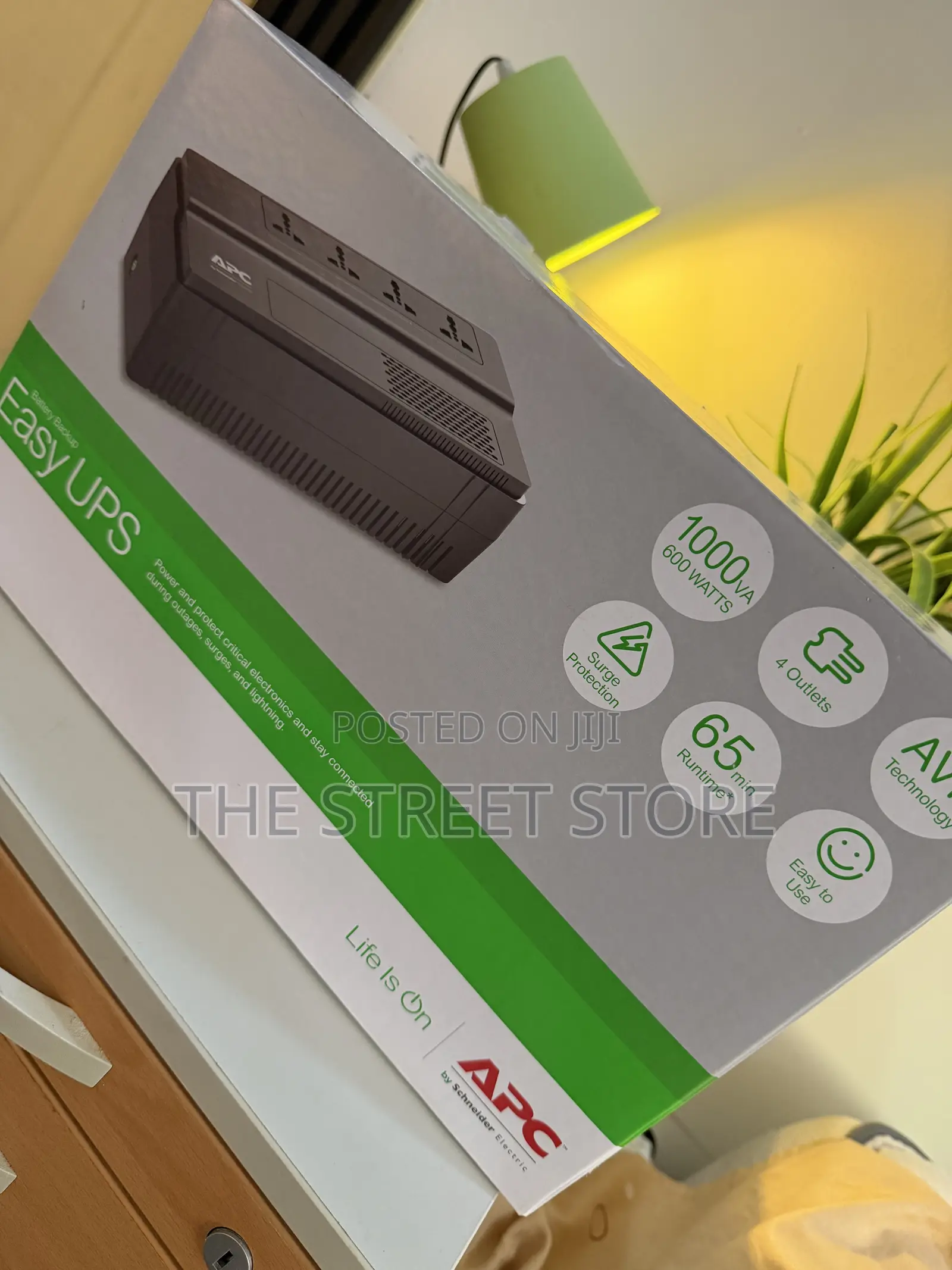 Easy APC Ups 1000va 600 Watts Battery Backup