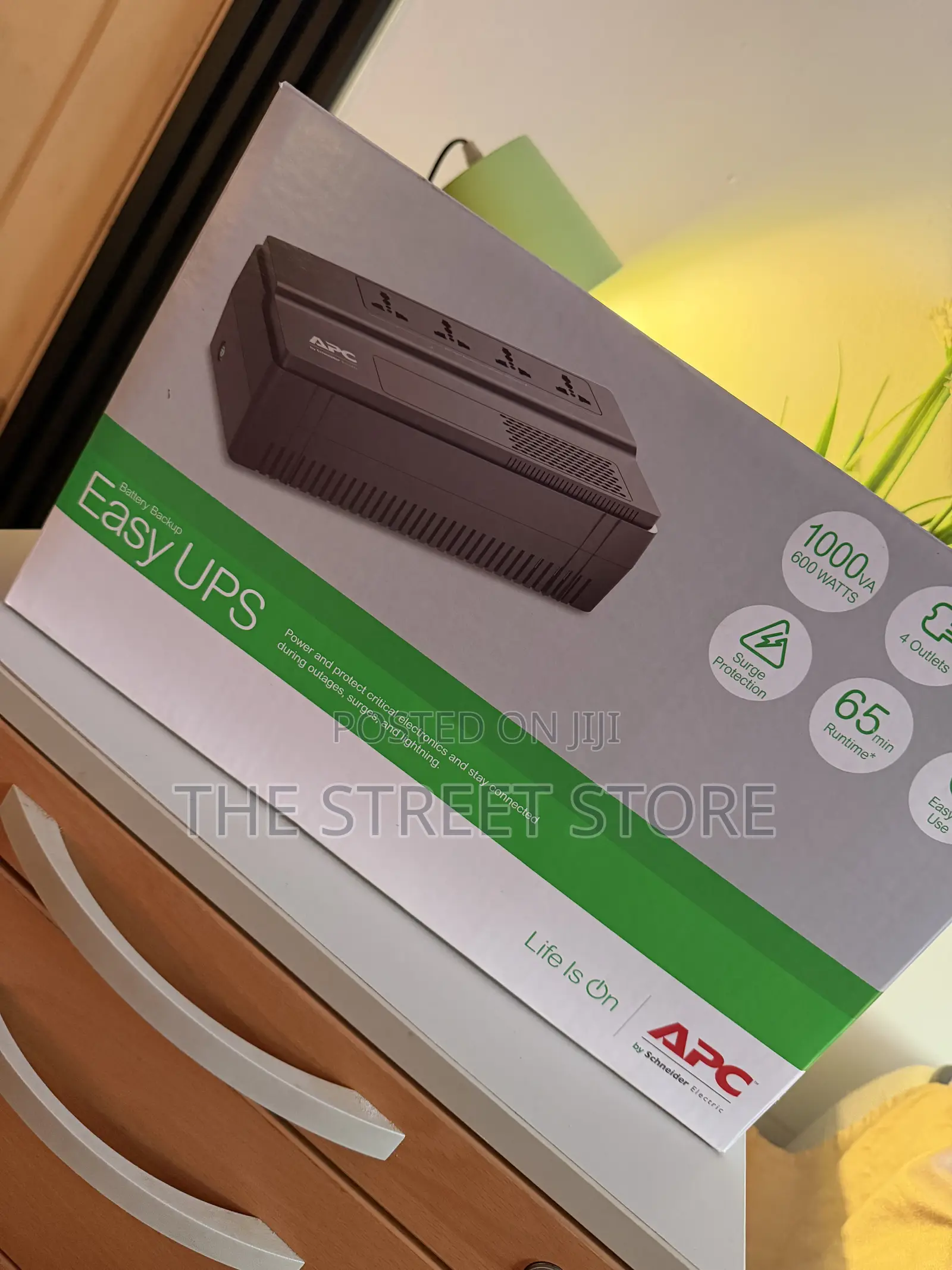 Easy APC Ups 1000va 600 Watts Battery Backup