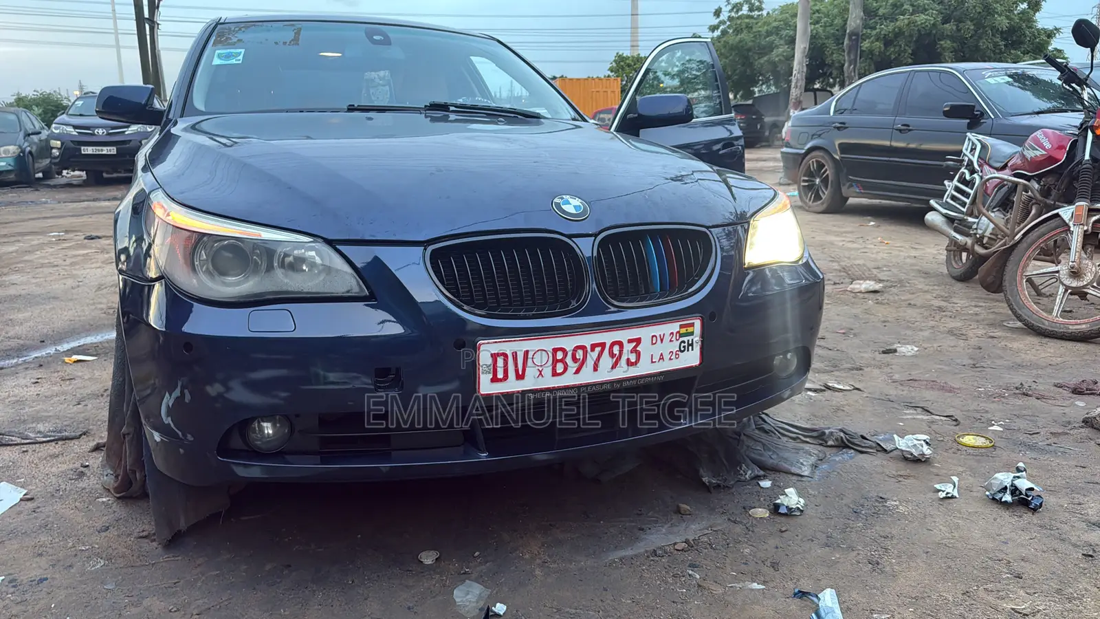 BMW 5 Series 2005 Blue