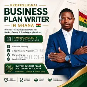 Professional Business Plan Writer in Ghana – Bank Investor Ready