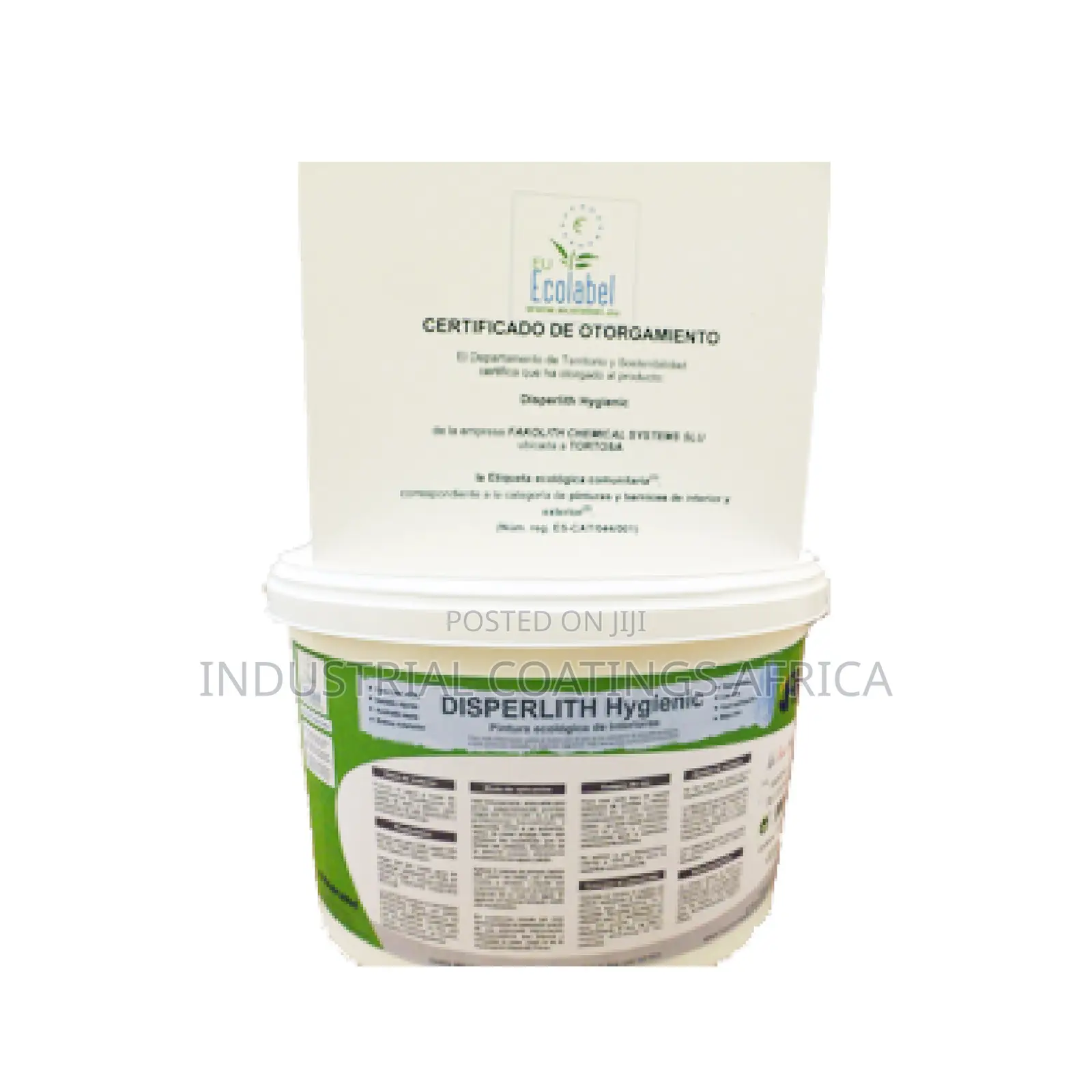 Disperlith Hygienic Ecological Hygienic Paint Ecolabel