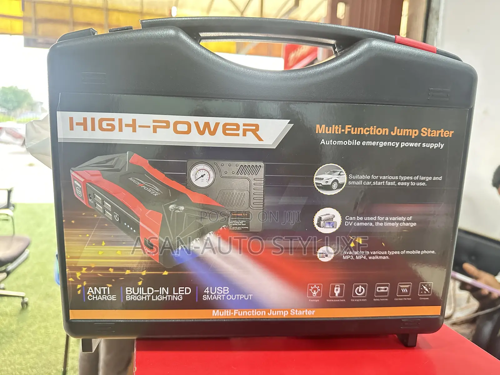 High Power Multi-Function Car Jump Starter Tyre Inflator