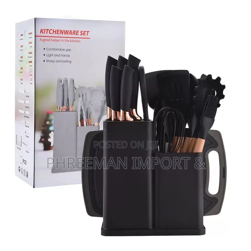 Thick Silicone 19 Pieces Kitchenware Set