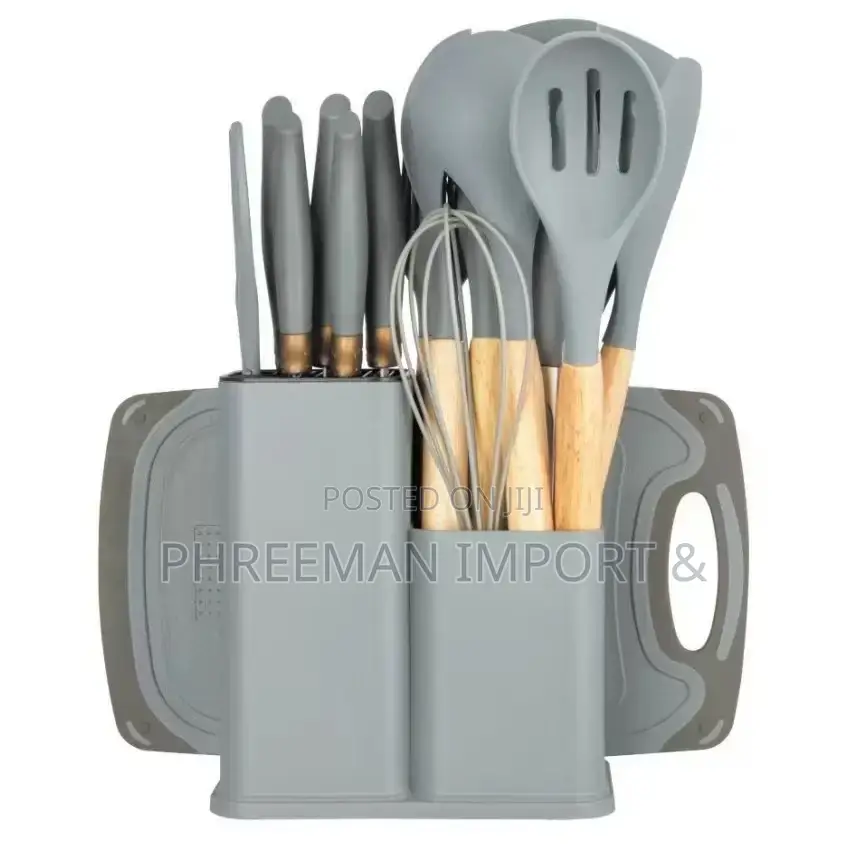 Thick Silicone 19 Pieces Kitchenware Set