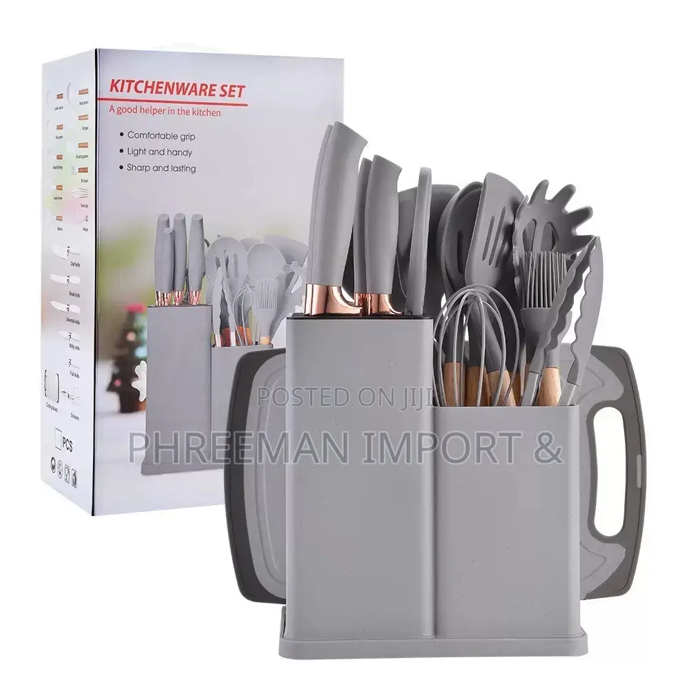 Thick Silicone 19 Pieces Kitchenware Set