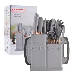 Thick Silicone 19 Pieces Kitchenware Set
