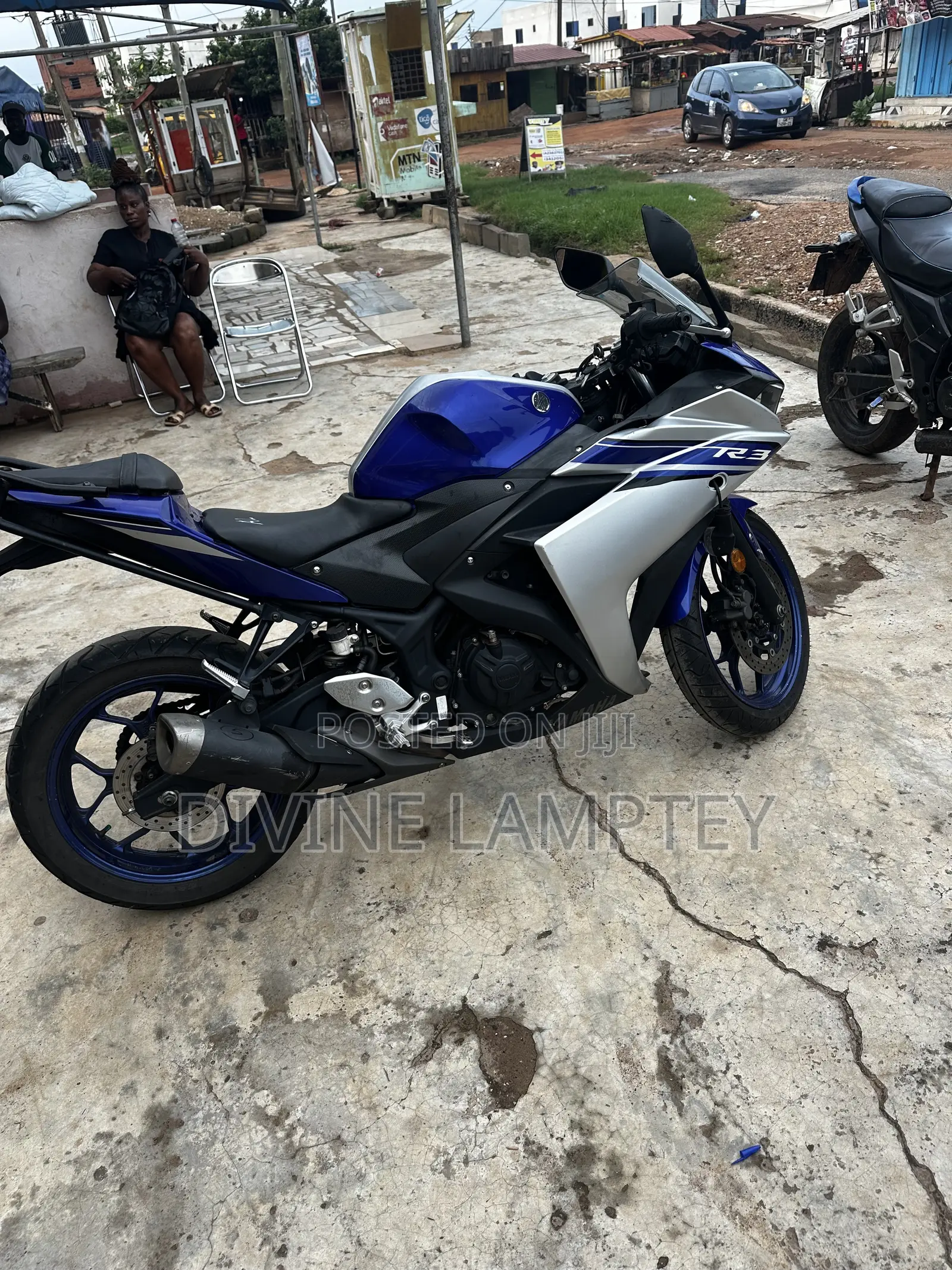 Yamaha R3 2024 Blue