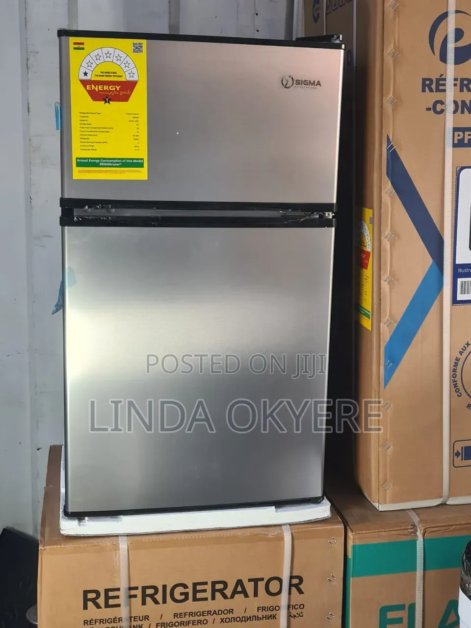 New Sigma Top Freezer STDF- Double Door Table Top Refrigerator