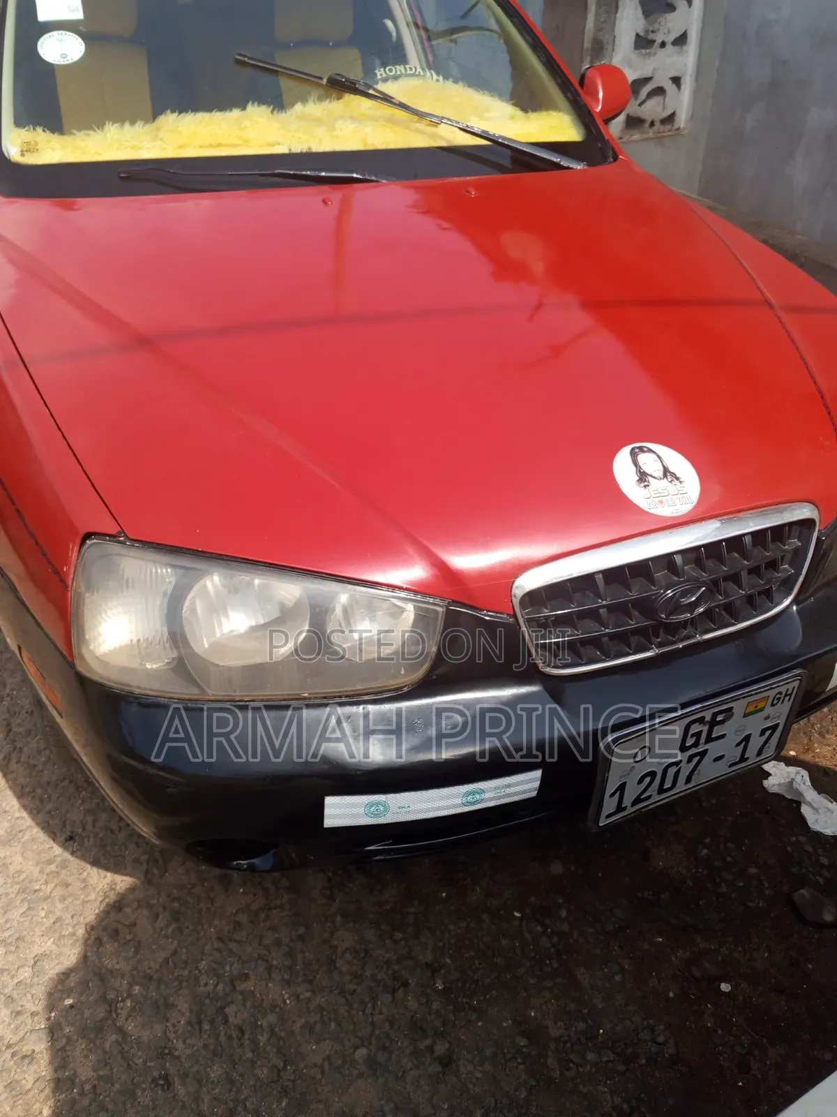 Hyundai Avante 2008 Red