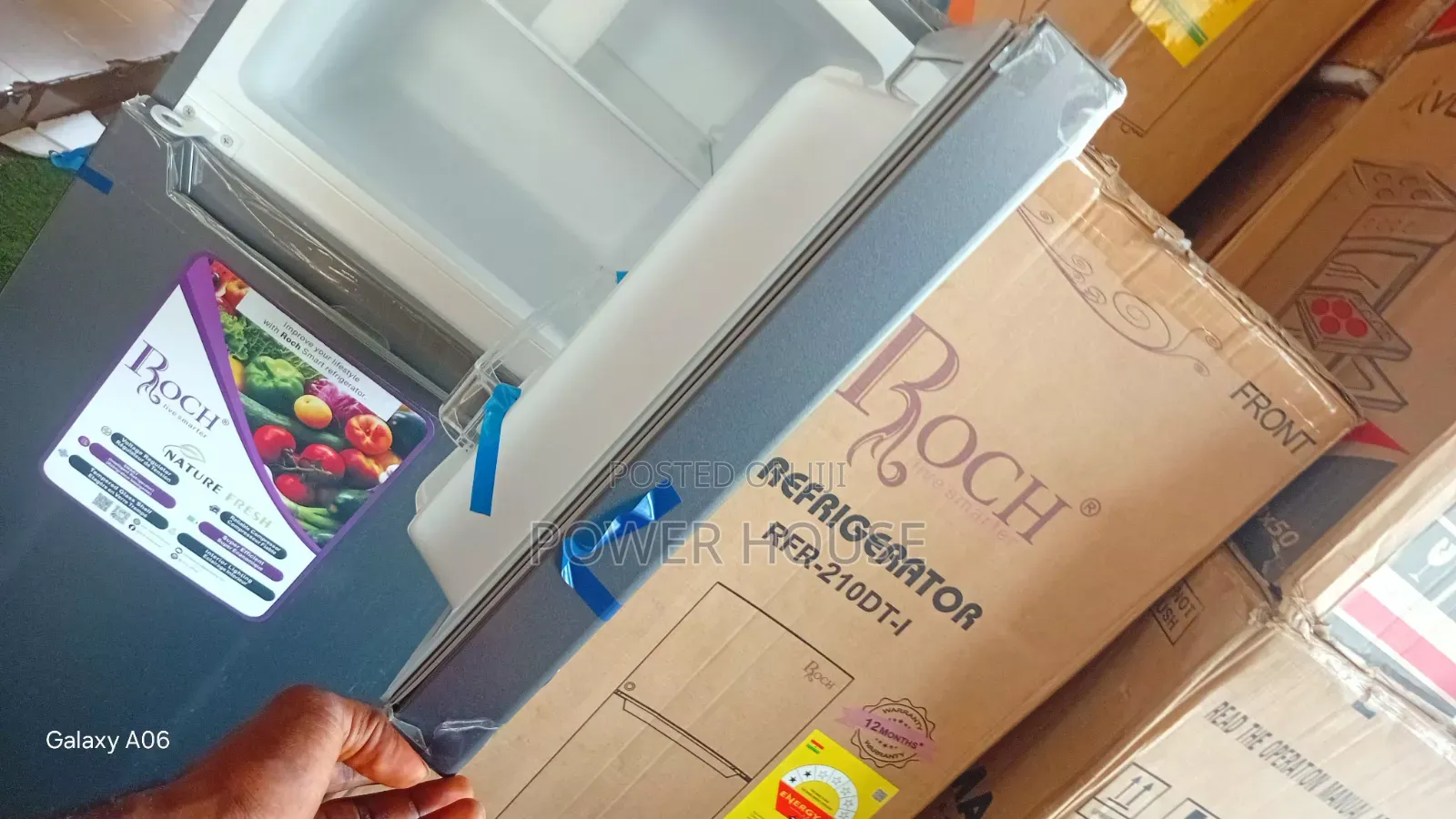 Big Storage, Beautiful Design, Powerful Cooling – Roch 168l Fridge